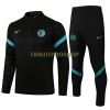 Inter Mailand Sweatshirts Anzüge Suit Quarter-zip 2021-22 Schwarze Für Herren